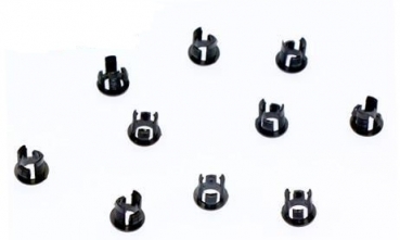 HRC8768L LED-Halter 5mm Kunststoff 10 Stück