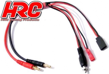 HRC9121 Ladekabel JR/BEC/GlowPlug 30cm