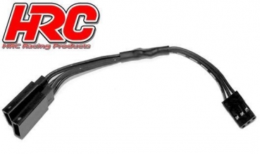 HRC9249K Y-Kabel JR 12cm 22AWG schwarz