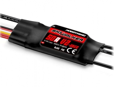 HW80060442 BL-Regler Hobbywing SKYWALKER-V2 50A 3-4S