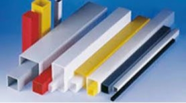 31933 Kunststoff-Rohr (Flachrohr) vierkant 6,0/3,0  - 1 mtr.