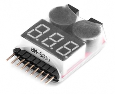 KAV33.0038 Lipo-Checker 1-8S LCD+Warner Kavan