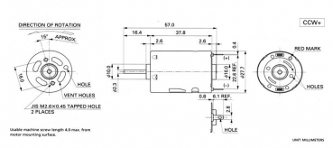42116 E-Motor Max-Power 400 7,2V MW2,3