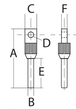 070192 Augenschrauben M3x26 B1,7mm MS 5 Stück