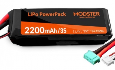 10113 Lipo 11,1/2200 Black 30C mpx/XH