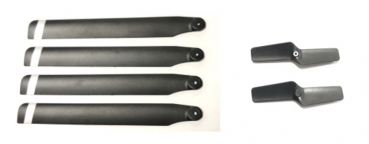 11399 Rotorblätter-Set BO-105 Modster 4+2 Blätter