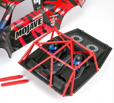 ARA7604V2T2 Arrma MOJAVE 6S / 1:7 RTR schwarz/rot
