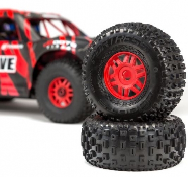 ARA7604V2T2 Arrma MOJAVE 6S / 1:7 RTR schwarz/rot