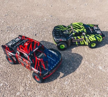 ARA7604V2T2 Arrma MOJAVE 6S / 1:7 RTR schwarz/rot
