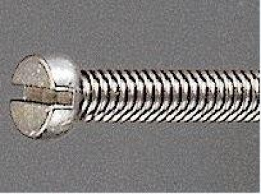 10200 M2x10 Zylinderkopfschrauben mit Schlitz 10 Stück