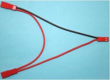58537 Y-Kabel BEC 0,5mm² 2Stecker/1Buchse Reihe