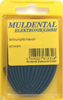 Schrumpfschlauch PO 2,4mm schwarz 1m