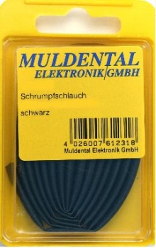 Schrumpfschlauch PO 4,8mm schwarz 1m