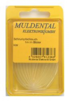 61286 Schrumpfschlauch PO 19,0mm klar 1m