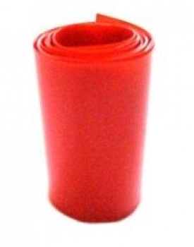 64000 Schrumpfschlauch 69 mm / 1 mtr., rot transparent