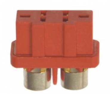 71273 6-Pol Buchse/Akku DK! rot - 100A