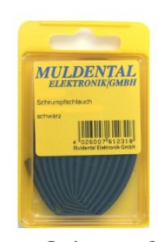 61291 Schrumpfschlauch PO 25,4mm schwarz 1m