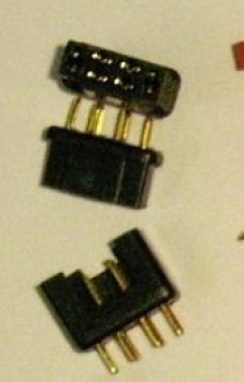 17323 Hochstrom Stecker schwarz / Typ