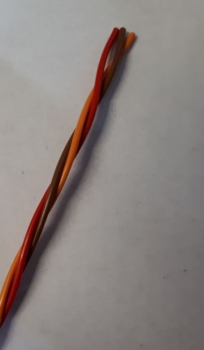 30049 Servokabel 0,25mm²/verdrillt JR / m