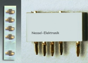 50015 MPX-Buchse 5-Pol gerade /- Multiplex:*