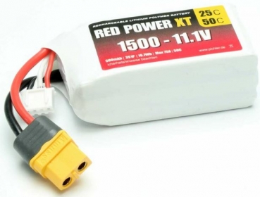 15415 Lipo 11,1/1500 RedPower 25C XT60/XH