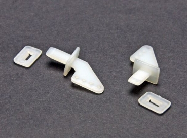 C6574 Ruderhorn 20x17x11mm Nylon / Rückplatte 10 Stück