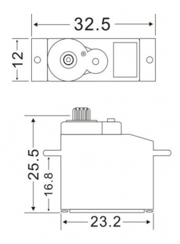 C5637 Servo Master DS2312MG 12mm/13g 23N/0,09s