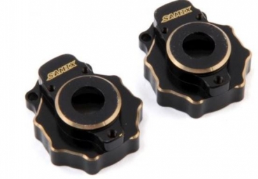 SAMtrx4-4013 Samix TRX4 Brass Portal Knuckle Cover 2 Stück
