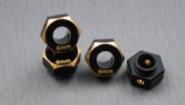 SAMtrx4-4063-6 Radmitnehmer 12mm/TRX-4 Samix +6mm 4 Stück
