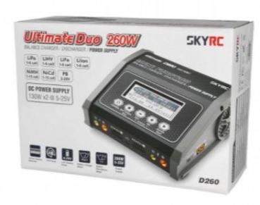 SK100157 SkyRC DUO-LADER D260 AC/DC 2x130W
