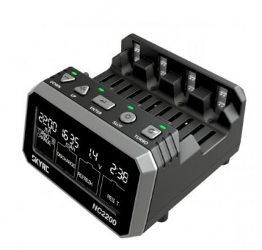 SK100181 SkyRC Lader NC2200 4xAA/AAA LCD 2A