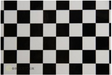 47-010-071-002 ORASTICK FUN Klebefolie weiß/schwarz 2 mtr. Rolle
