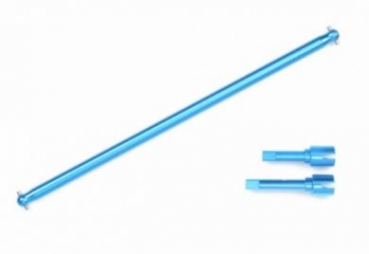300054026 TT-01E Kardanwellen ALU/blau + Mitnehmer