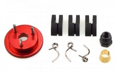 905710 Kupplungs-Set 1:8 / 3-Backen m. Schwungs. + Glocke