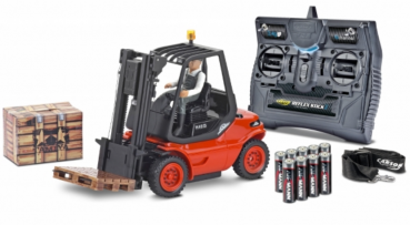 907093 Gabelstapler LINDE H40D 1:14 RTR rot