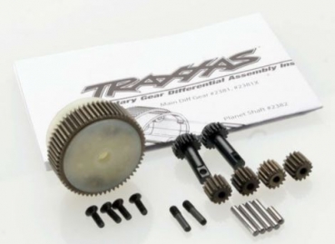 TRX2388X Planetendiff 2WD/Slash komplett