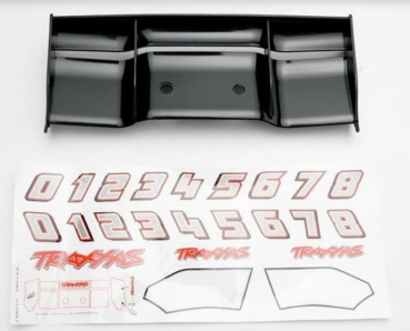TRX5446 Heckspoiler TRX Revo schwarz + Dekor
