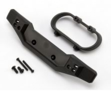 TRX5636 Heckstoßstange inklusive Stoßstangenhalterung und 4 x 10 mm Schrauben (2) und 3 x 25 mm Schrauben (2)