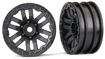 TRX8271 Felgen 1.9/TRX TRX-4 D-Spoke schwarz 2 Stück