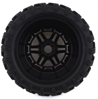 TRX8972R Reifen/F. TRX MAXX AllTerrain schwarz/rot