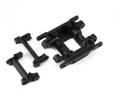 TRX9736 TRX4m Bumper-Halter vorne/hinten, Skidplatte