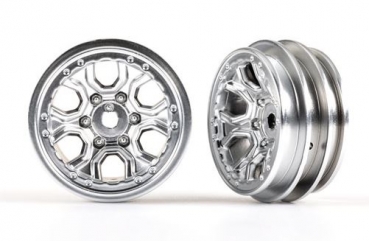 TRX9770-SATIN TRX4m Felgen 1.0 satin-chrome 2 Stück
