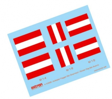 X3428 Flaggen-Set Österreich