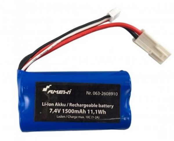 063-2608910 LIION AKKU 2S 7,4V 1500MAH