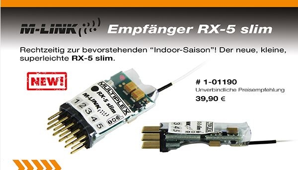 1-01190 Empfänger M-Link RX-5 SLIM 4,3g