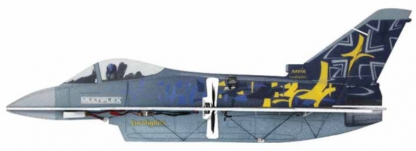 1-01902 Indoor-JET Eurofighter 640/960mm Kit