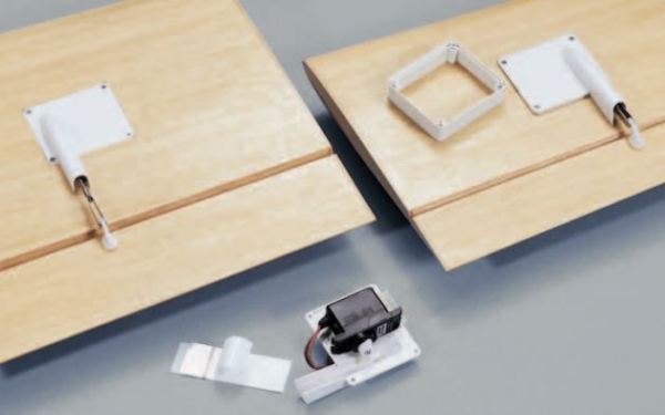 1003933 Servorahmen -13mm Deckelbefestigung 1 Paar