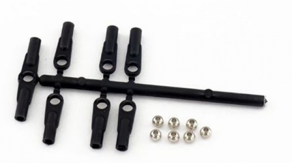 1010280 Kugelkopf-Set M3 Kunststoff 6x einfach, 1x doppelt + Kugeln