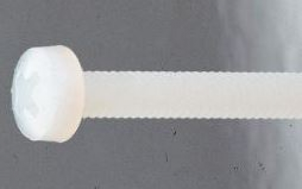 10770 M5x50 Linsenkopfschrauben mit Kreuzschlitz Nylon 10 Stück