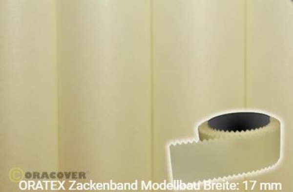 11-012-017 ORATEX Zackenband Antik 17mm / 25 mtr.